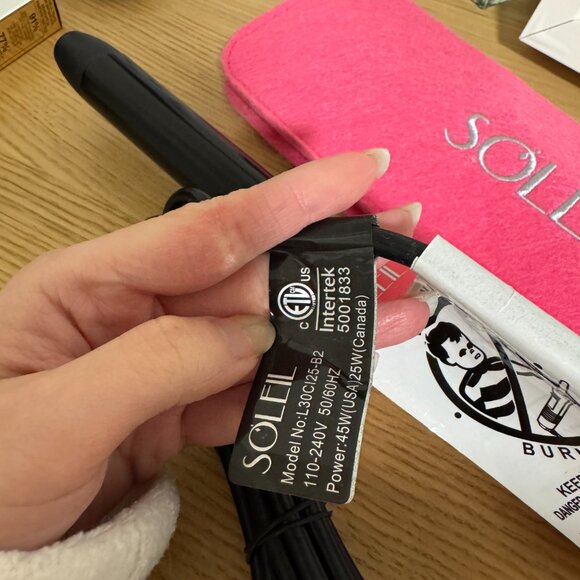 Soleil 25mm Curling Iron - Picture 3 of 5